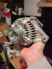 Damaged Aluminum Rear Dented. Alternator-Premium Remy 13222 Remanufactured 