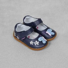 'Pediped' Blue Leather Mary Jane Shoes - UK Child Size 4.5 / EU 21