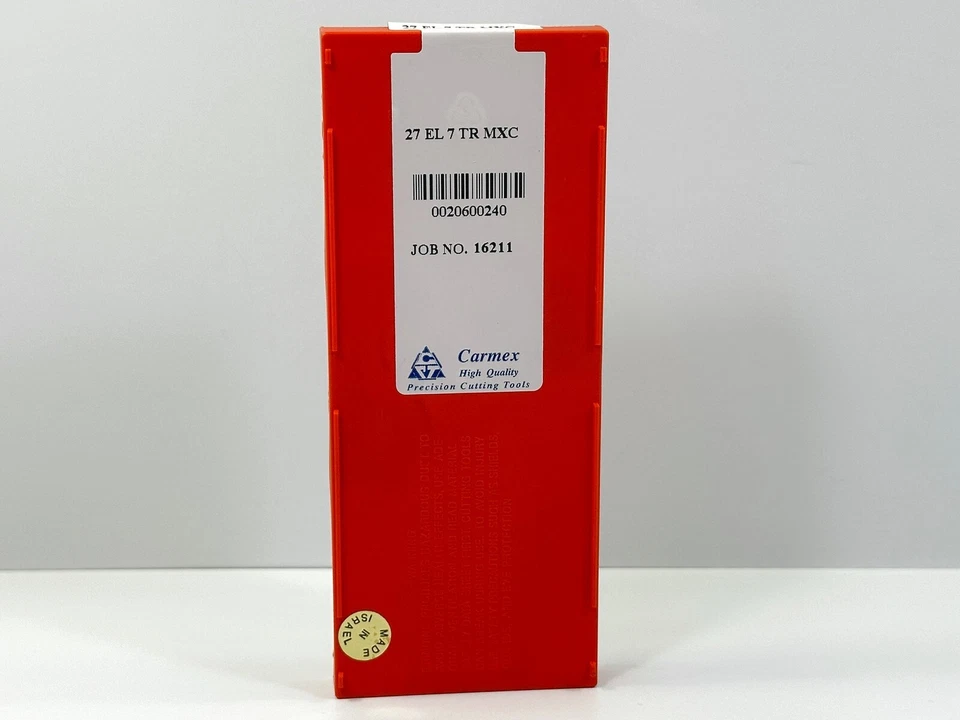 CARMEX 27EL 7TR New Carbide Inserts Grade MXC 2pcs - Image 2 of 2