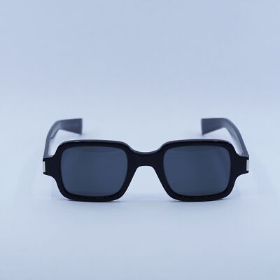 Final Price! Saint Laurent SL720 001 Sunglasses SAINT LAURENT SL720 001 Shiny Black/Grey 48-23-145  main image 4