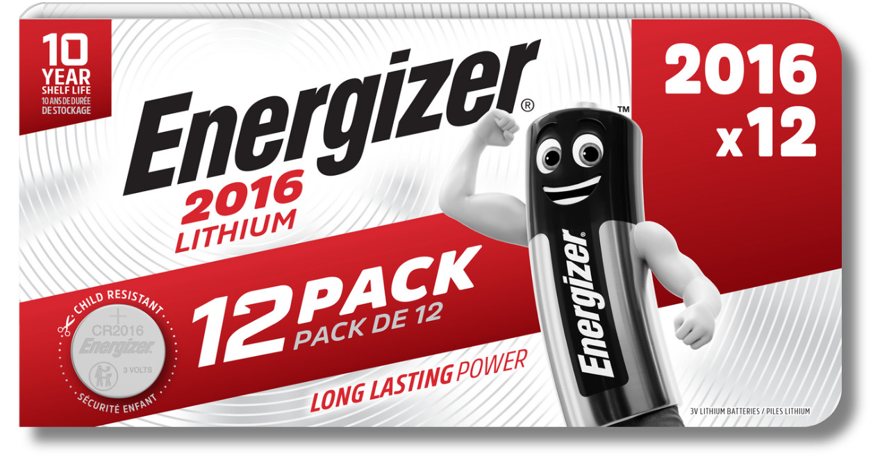 Energizer Lithium CR2016 Coin Cell Pack of 12 BT0017 - Image 3