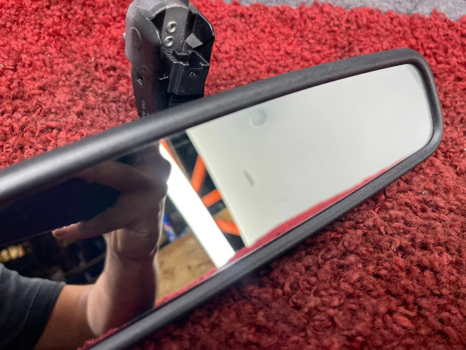BMW E90 E60 E70 Rear View Mirror Hidden Compass Homelink Open Garage OEM 119k - Image 3 of 4