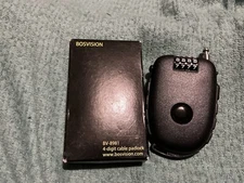 Bosvision Ultra-Secure 4-Digit Combination Lock with 3ft Retractable Cable