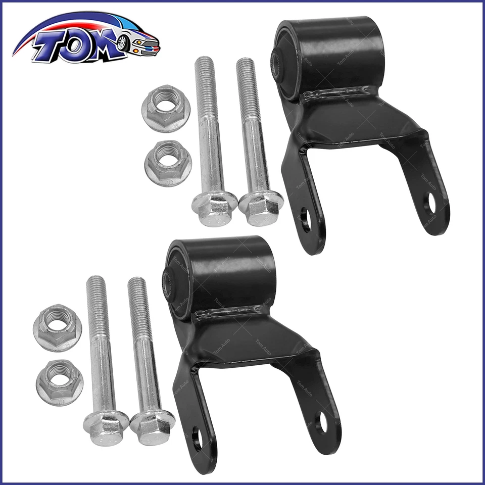 Nuevo grillete de resorte de hoja de 2 piezas para Chevrolet GMC Express 1996-2020 722-033  Foto 3 de 4