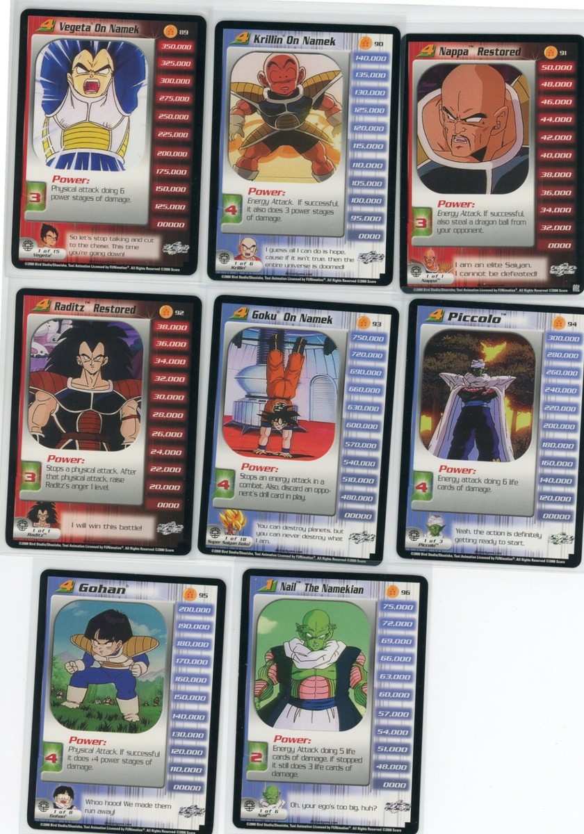 DBZ CCG Near Complete Frieza Saga | eBay