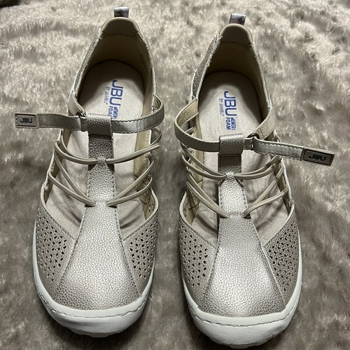 JBU by Jambu Fig Casual Perforated Champagne Vegan Shoes B1FIG68 Womens Sz 8.5M - Picture 9 of 20