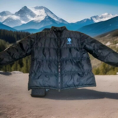U.S. Polo Assn. Men's Puffer Jacket Winter Navy Blue Size 2XL XXL USPA Parka EUC