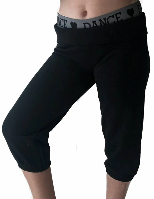 Girls black cheap tracksuit bottoms
