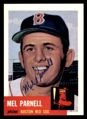 1991 Topps Archives Baseball #19 Mel Parnell 1953 Reprint Signed (no COA) *e1