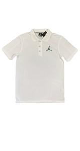 Nike Air Jordan DriFit Jumpman Golf Polo Shirt Mens Medium White NEW NWT | eBay