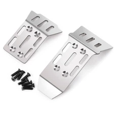 Stainless Steel Front Rear Chassis Armor Protector For 1/18 Granite Grom RC Car