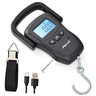 Rechargeable Fish Scale, Digital Hanging Fish Weight Scale with Large Handle 