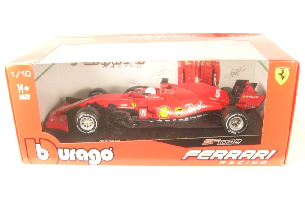 Bburago 1/18 フェラーリ SF1000(2020) オーストリアGP Ferrari SF1000 No.5 Austrian GP 2020 (Sebastian Vettel) 1:18