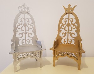 Details About King And Queen Chairs Wedding Thrones Mr And Mrs Table Top