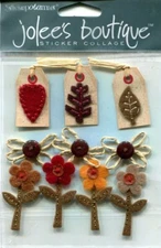 Autumn Crafts, 3D scrapbook sticker - Jolee's Boutique SPJB029