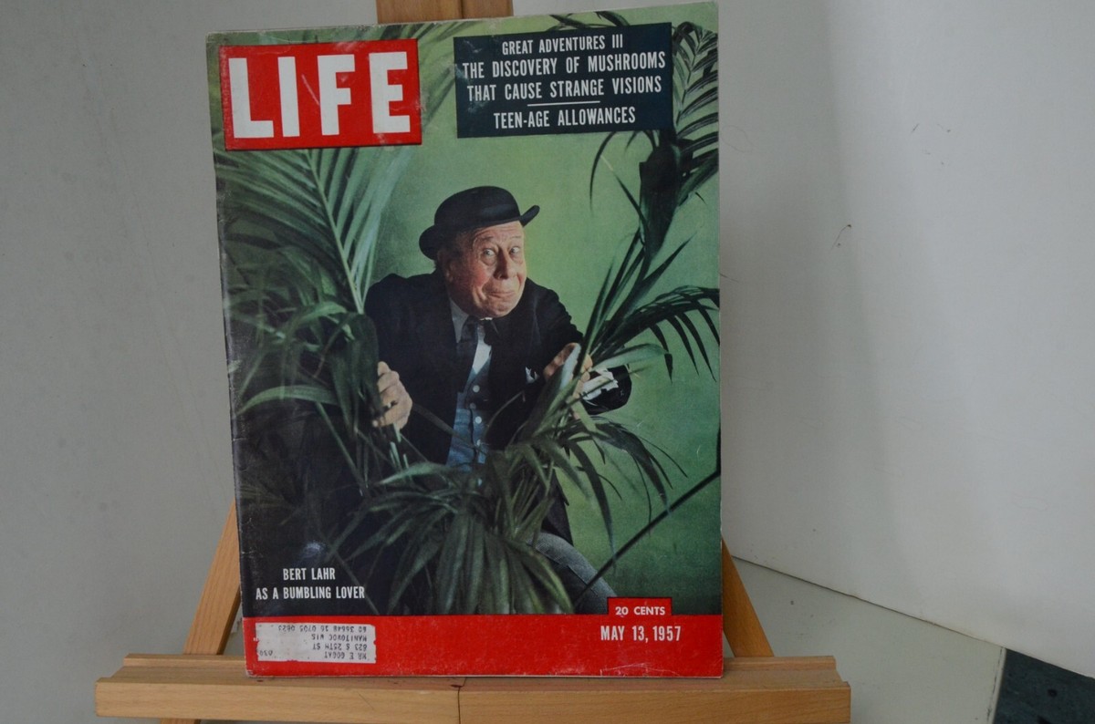 Bert Lahr Seeking The Magic Mushrooms May 13 1957 Life