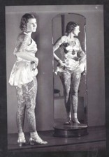 REAL PHOTO BETTY BROADBENT TATTOOED VENUS TATTOO LADY WOMAN POSTCARD COPY