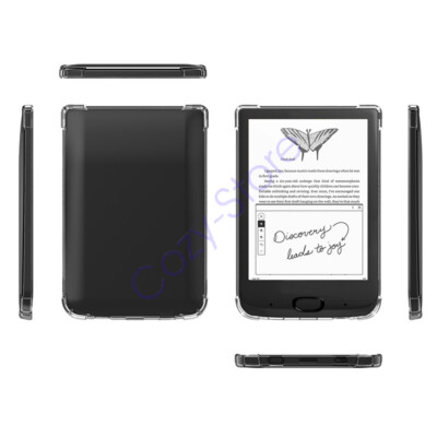 Clear TPU Case Silicone Cover For Pocketbook 627 616 632 Touch Lux4 / Basic Lux2