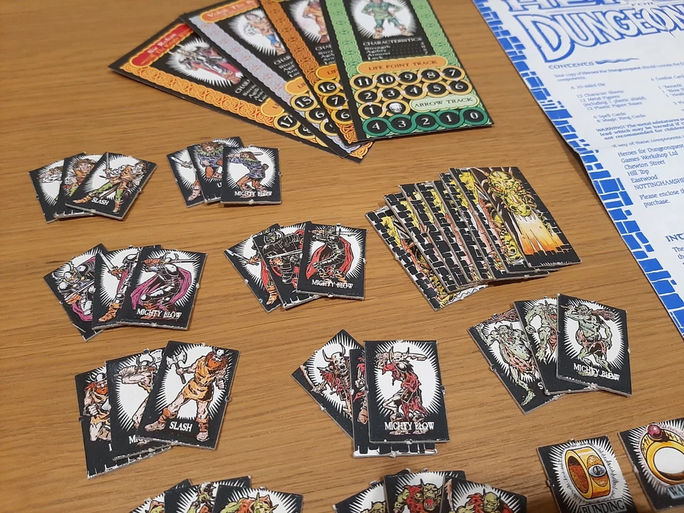 Dungeonquest 1985 Games Workshop Board Game - Imagen 3 de 4