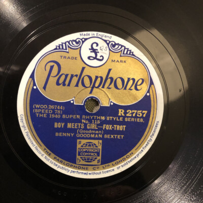 Benny Goodman Sextet - Boy Meets Girl / I Surrender, Dear (Shellac, 10'')