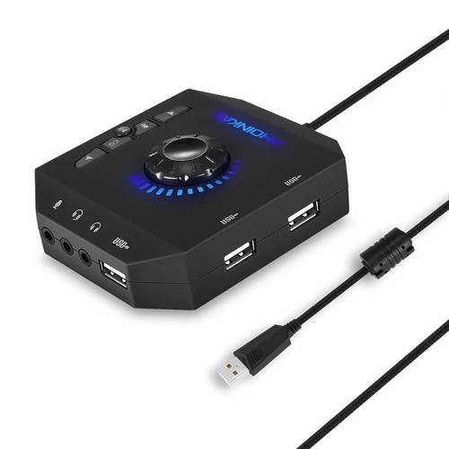 Professional Computer External Sound Card USB Audio Adapter for PC Laptops - 第 7/7 張圖片