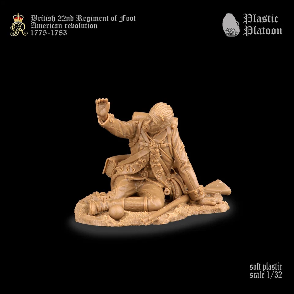 PLASTIC PLATOON British soldiers American Revolution Toy soldiers 1:32 - Image 3 of 4