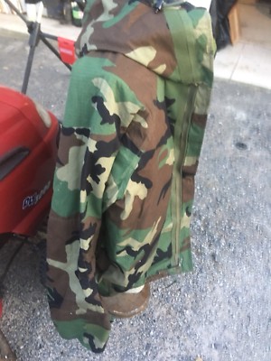 USA Army Overgarment Chemical Protective, NFR MED/Long WOODLAND