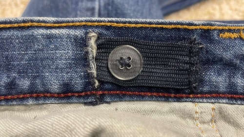 Arizona Boys Jeans Size 18 Relaxed Straight Leg adjustable waist Blue (29x30) - Picture 7 of 20