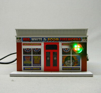 LIONEL SGT. STUMPY'S RED WHITE & BOOM FIREWORKS BUILDING O GAUGE  2129030 NEW