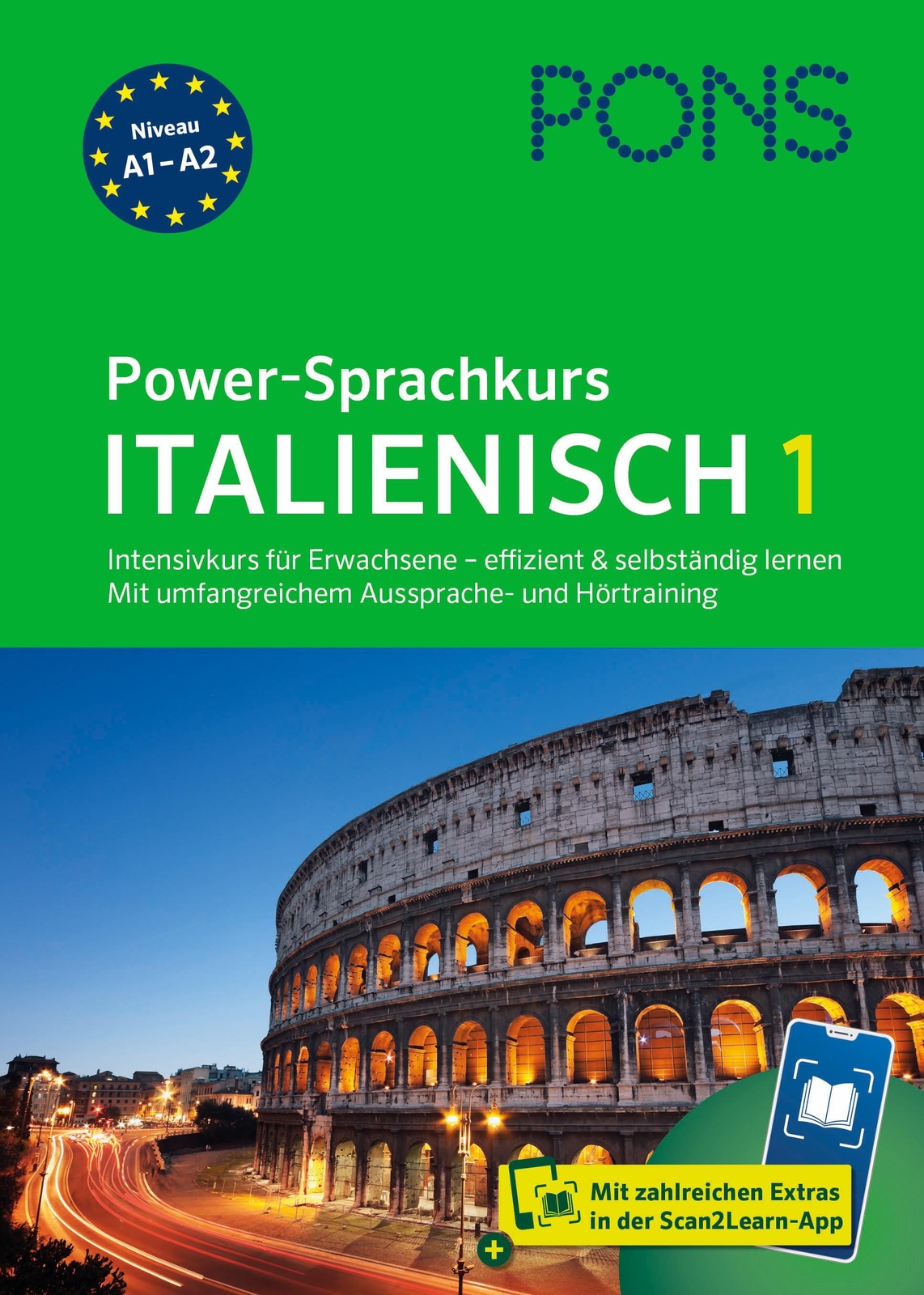 Thumbnail - Pons Power-sprachkurs Italienisch 1 | Taschenbuch | Pons