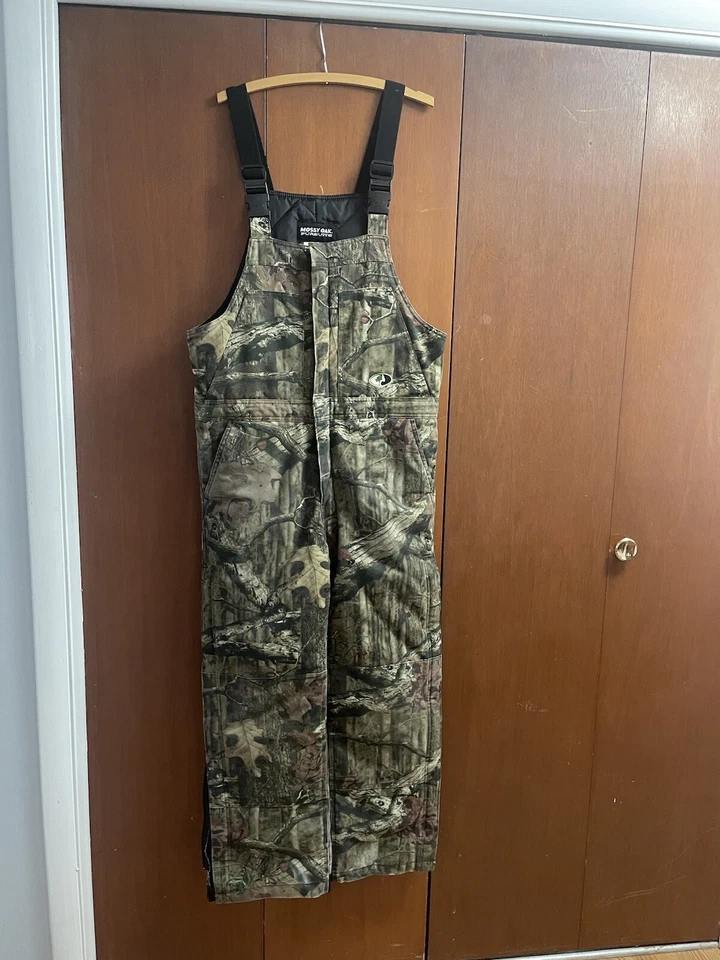 Mossy Oak Pursuits Insulated Hunt Bibs, insulated Camo Bibs for Men  - Image 3 of 4