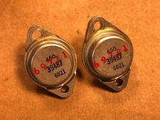 2 Genuine Vintage Delco 39487 transistors used pulls Guaranteed for Amplifier