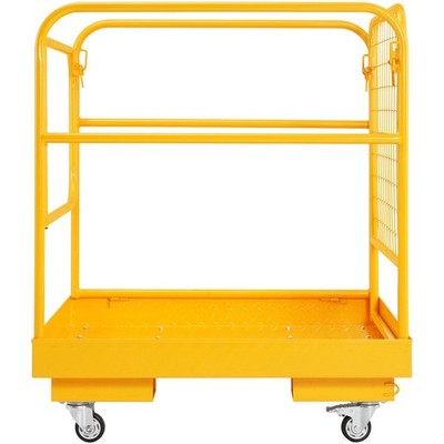 1200lb Heavy Forklift Work Zone 36x36 - Removable Guardrail System