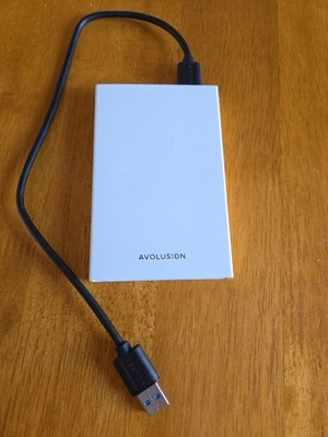 Avolusion HD250U3-WH 1TB Portable External Drive