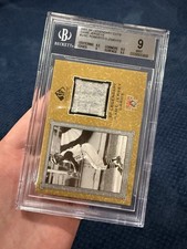 Roberto Clemente Jersey Patch Relic 2001 SP Legendary Cuts BGS 9 Pirates HOF