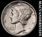1944-D Silver Mercury Dime - Scarce  High Grade  Lustrous  No Reserve  #K736