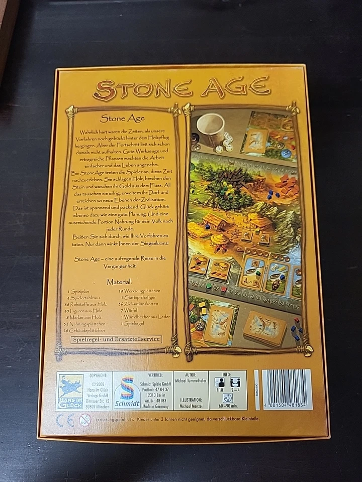 Brettspiel - Stone Age: Das Ziel ist dein Weg - Hans im Glück - SdJ 2008 - Bild 2 von 4