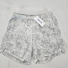 Mens Gym Running Shorts 2 in 1 Quick Dry Workout Athletic Shorts Sz S