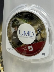 Medal of Honor Heroes PlayStation Portable PSP Complete CIB Black Label Tested