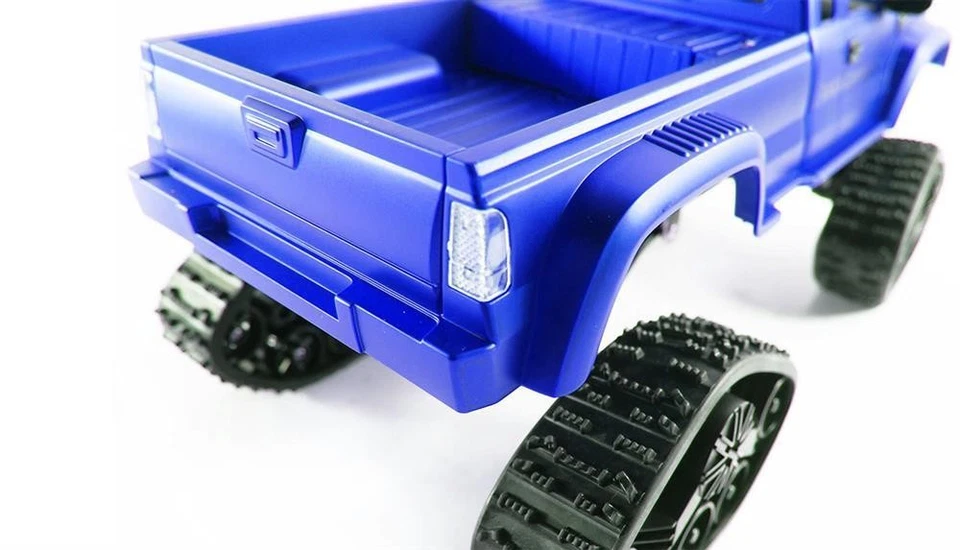 Amewi Pickup Truck FPV Con Ruote E Cingoli 4WD 1:16 Blu / 22392 - Immagine 3 di 4
