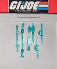 GI Joe Shadow Ninja Slice 1994 Complete Weapons Set Original 90's Hasbro