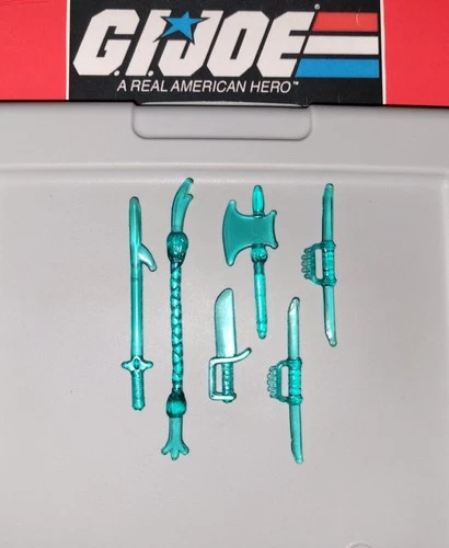 GI Joe Shadow Ninja Slice 1994 Complete Weapons Set Original 90's Hasbro