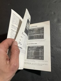 Bases loaded Double Header Sega Saturn Manual only