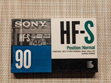 Sony HF S 90 Europe Market Type I Cassette New