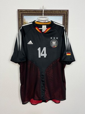 Germany Third football shirt 2004 Soccer #14 Asamoah Adidas Jersey