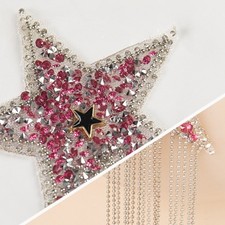 Reusable Adhesive Pasties Sticky Bra Nipple Covers Pentagrams Pasty Breast Petal