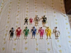 Vintage 90's Bandai Mighty Morphin Power Rangers Lot-1993 8"-Flip Head- Action
