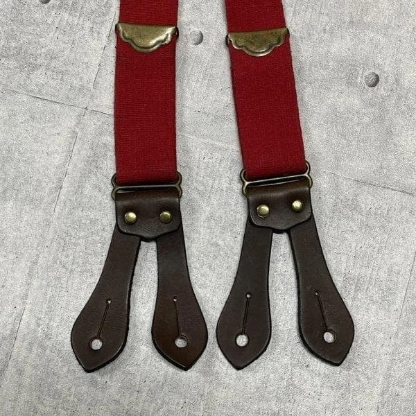 Filson Hombres Accesorios Usa Tirantes Cuero Genuino Plano Goma Ancho Foto 3 de 4