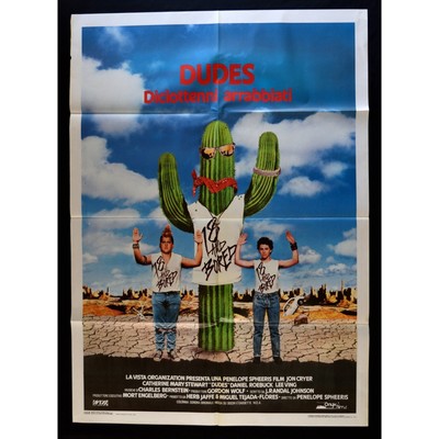 Werbeplakat Dudes Teens Wütend Daniel Rehbock Lee Ving Kaktus A152
