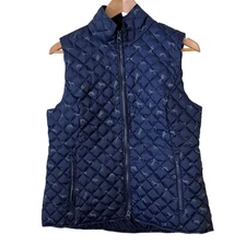 Piper Smartpak Vest Navy Horse Down Vest II Equestrian Hunter Women’s Size M